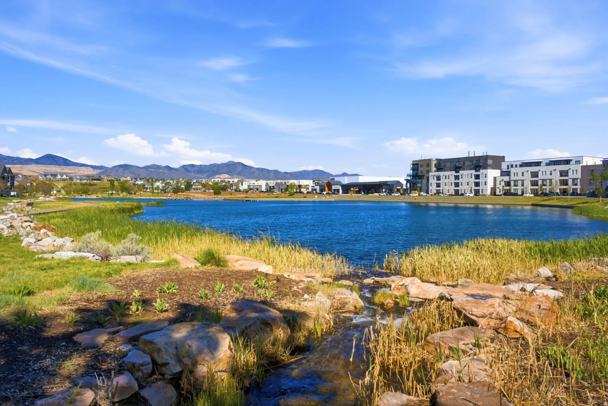 Lake is RIGHT AROUND THE CORNER from your new home!!!