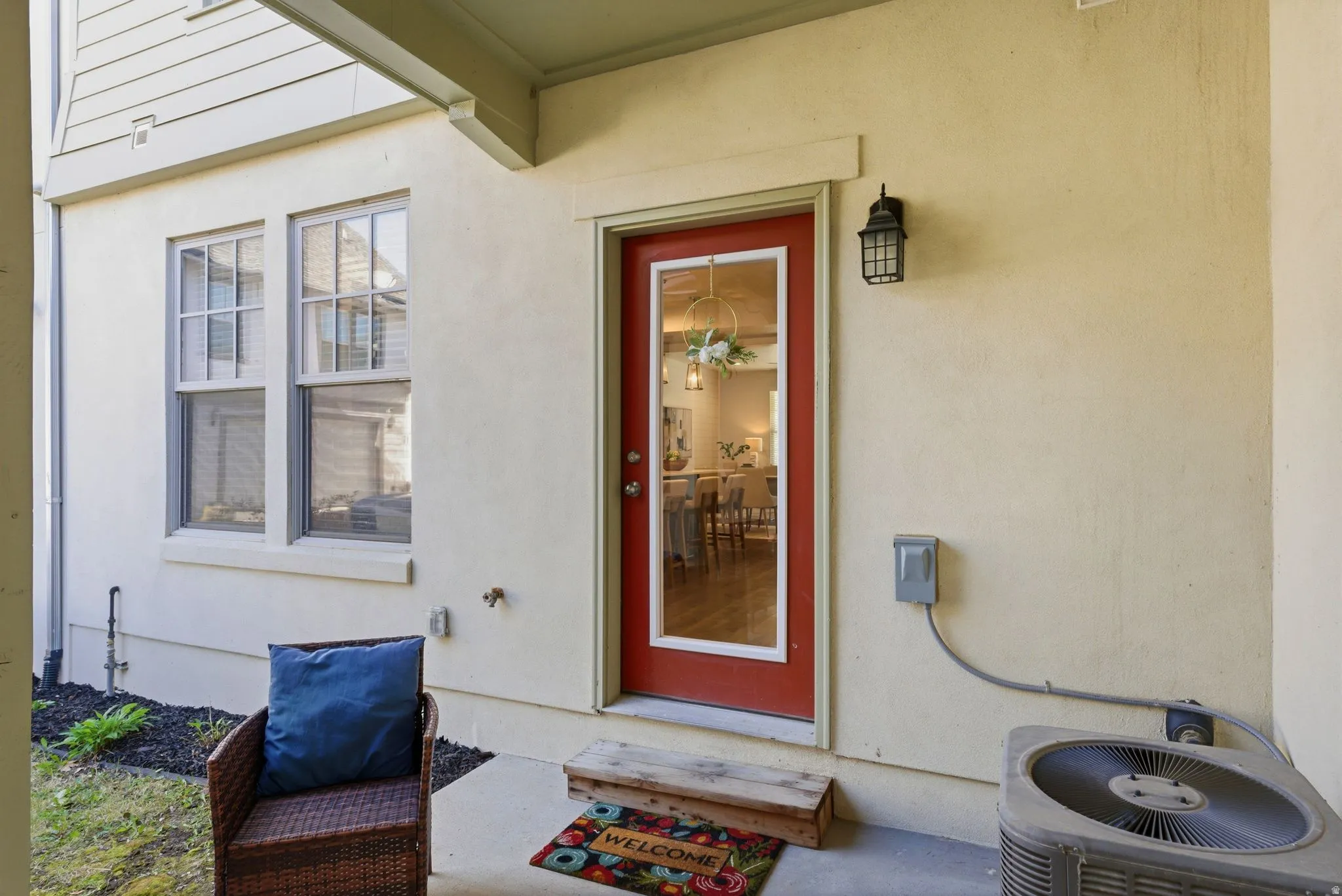 Welcome home! (backdoor view, when you park in your new two car garage!)