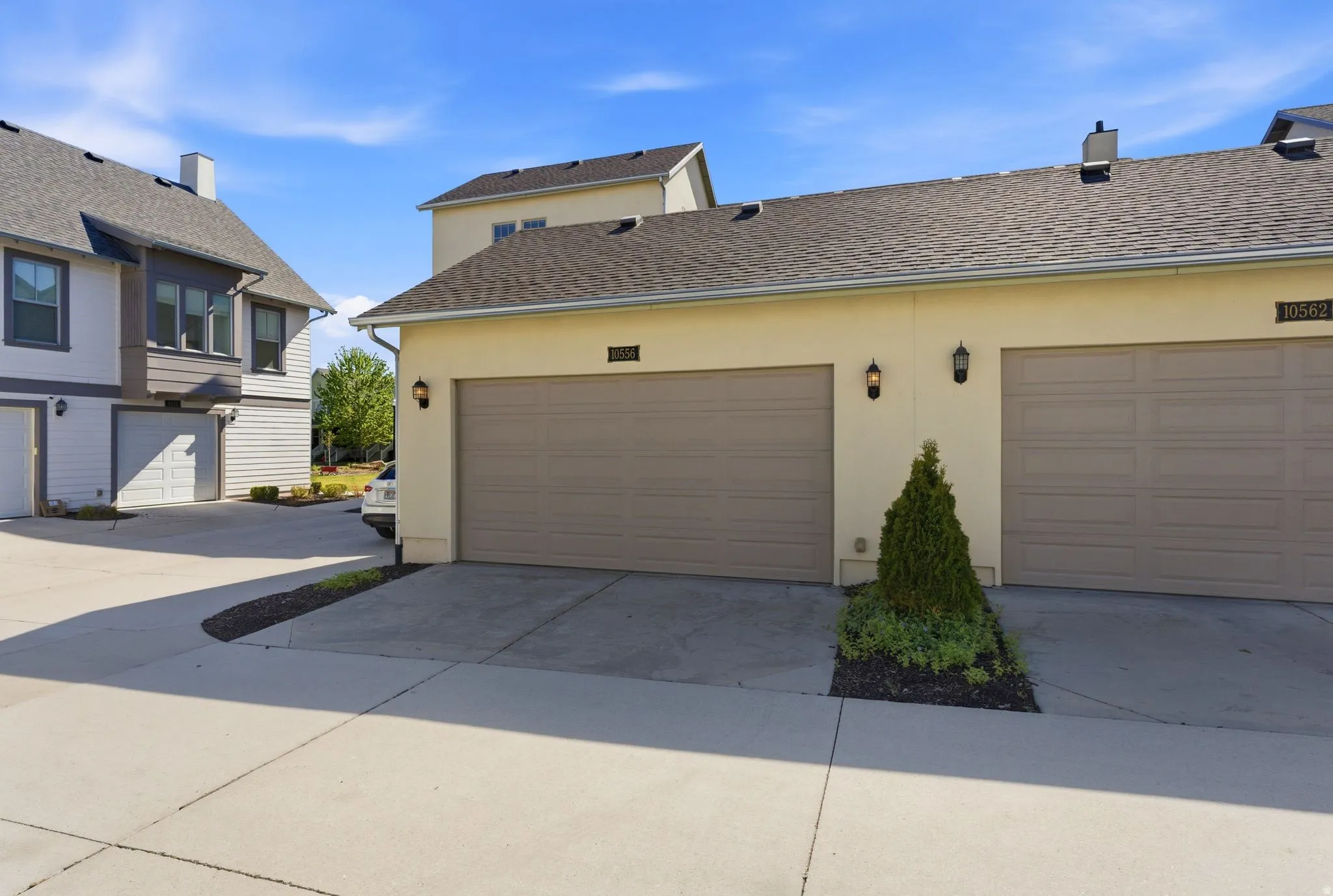 Attached two-car garage!