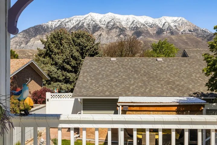 Snow-capped mountain range backdrop