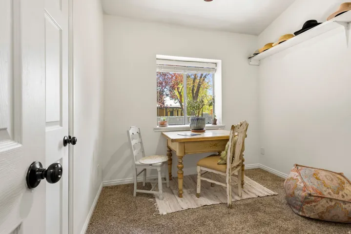 Craft room with loft.
