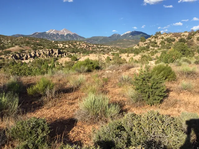 View of mountain background