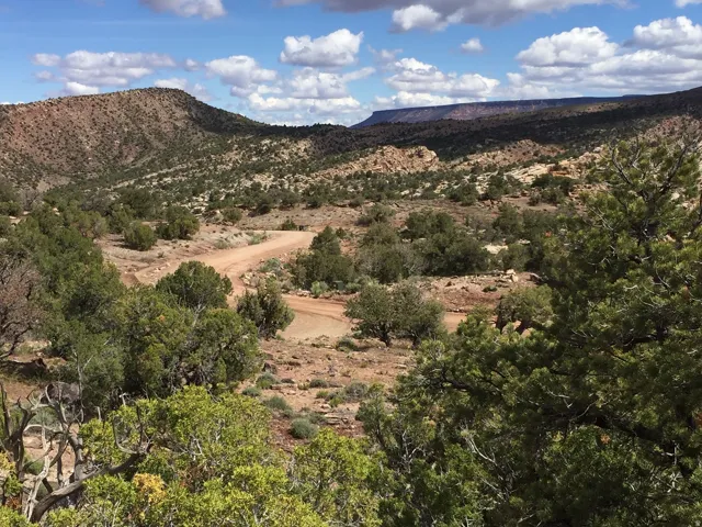 View of mountain backdrop