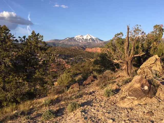View of mountain backdrop