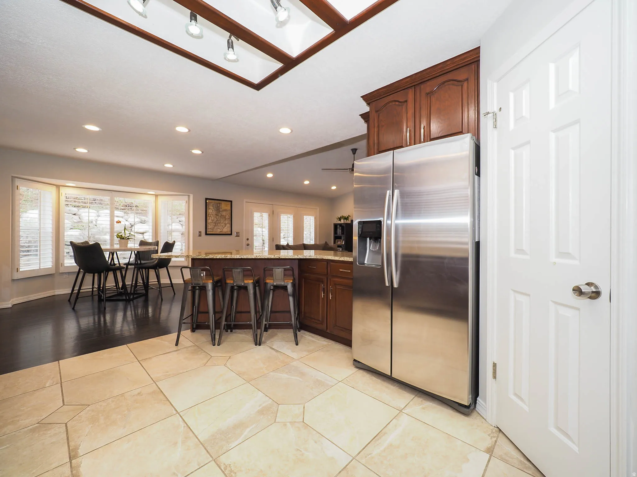 Spacious Kitchen with Beautiful Granite Countertops, Cherrywood Cabinets, Double Ovens, Butler's Pantry, Stainless Steel Appliances, Tap On/Tap Off Faucet & More, Plus, the Refrigerator, Range & Microwave are Included!