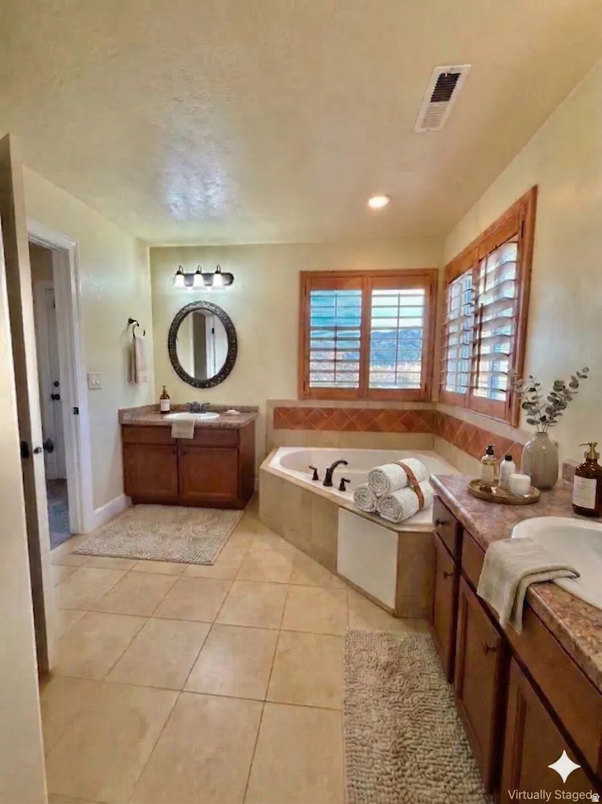 Other view of master bathroom