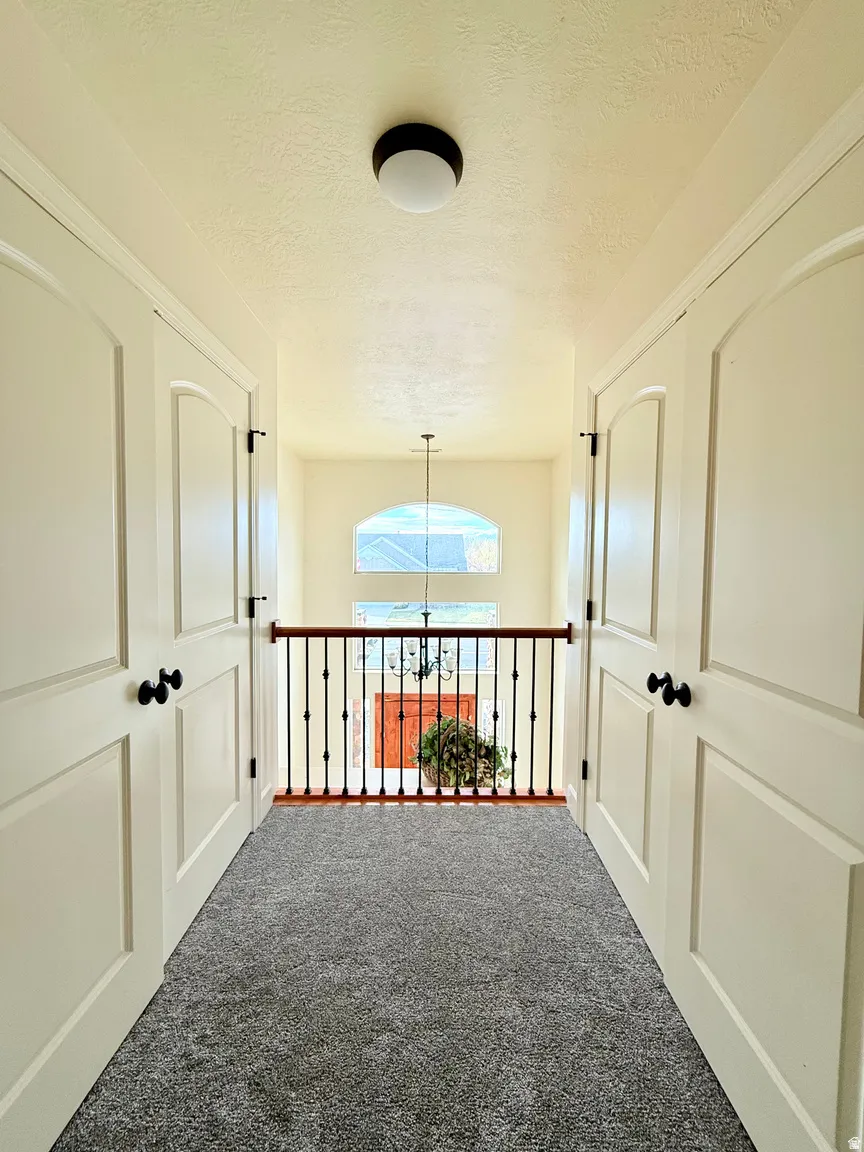 Landing on second floor with extra storage