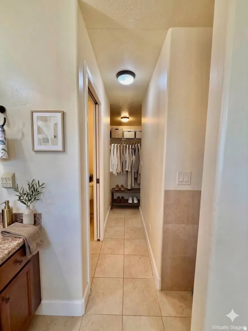 Master Bathroom hallway