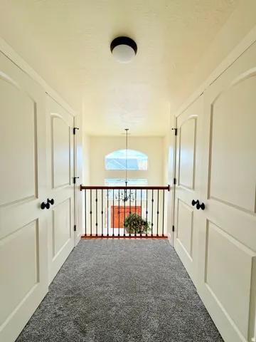Landing on second floor with extra storage