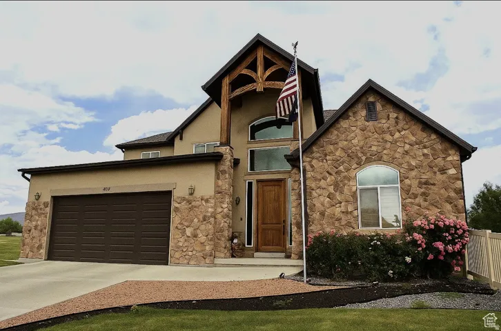 Front view of house