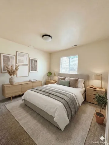 Bedroom with walk-in-closet