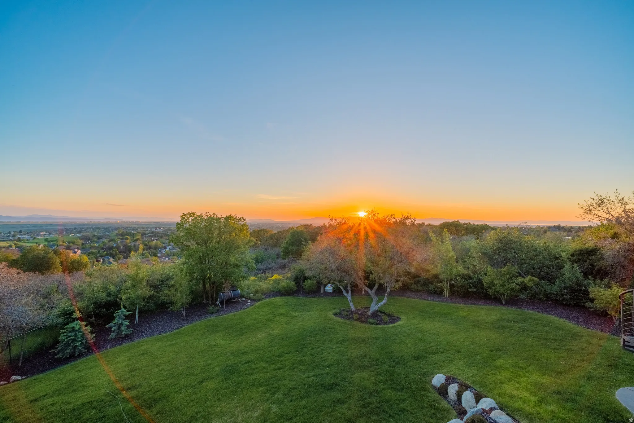 Sunset view from upper deck