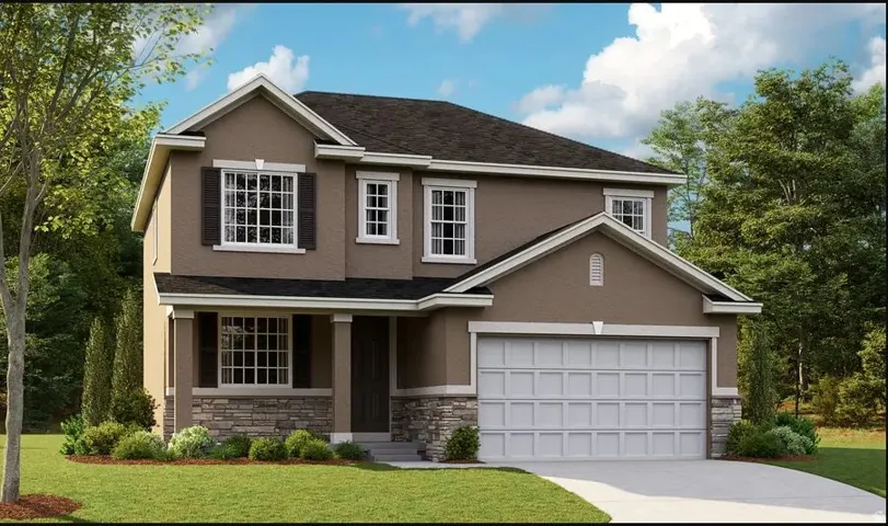 Rendering for Reference only. Home to be built.