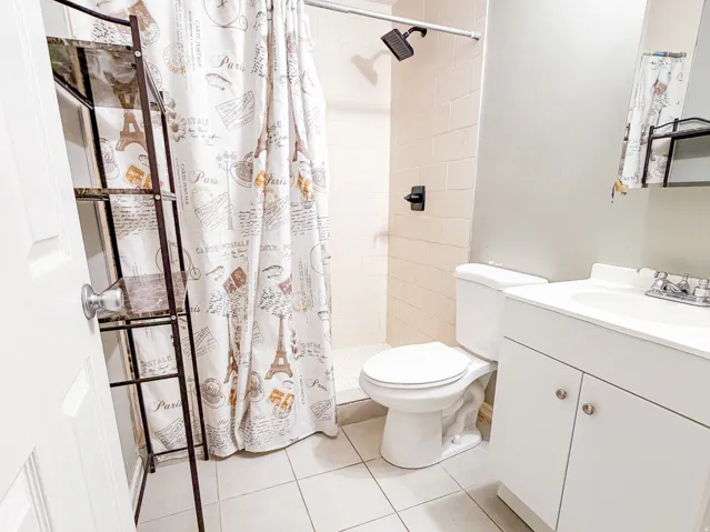 Full bathroom with a shower