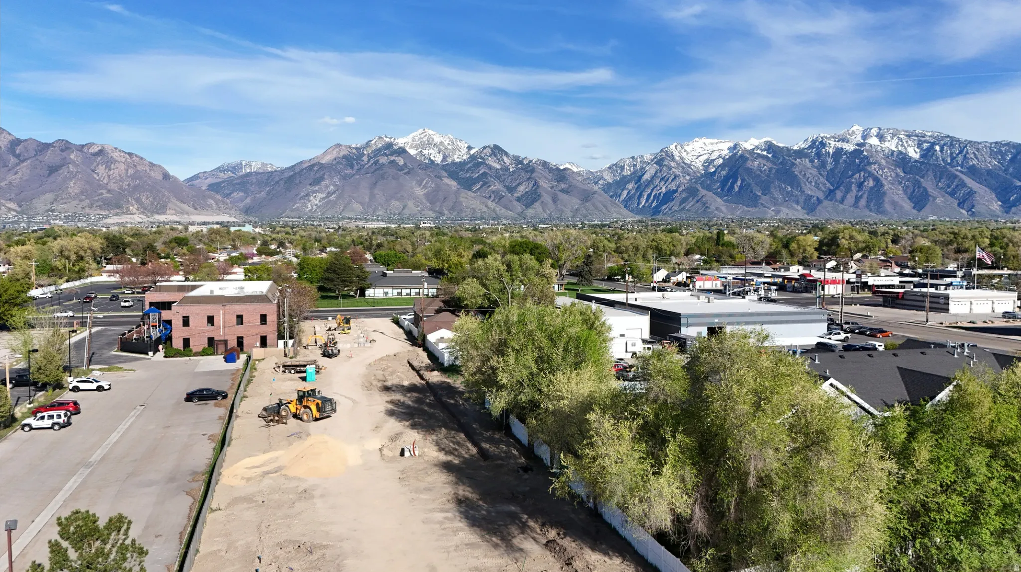 Expansive undeveloped lot with partial grading