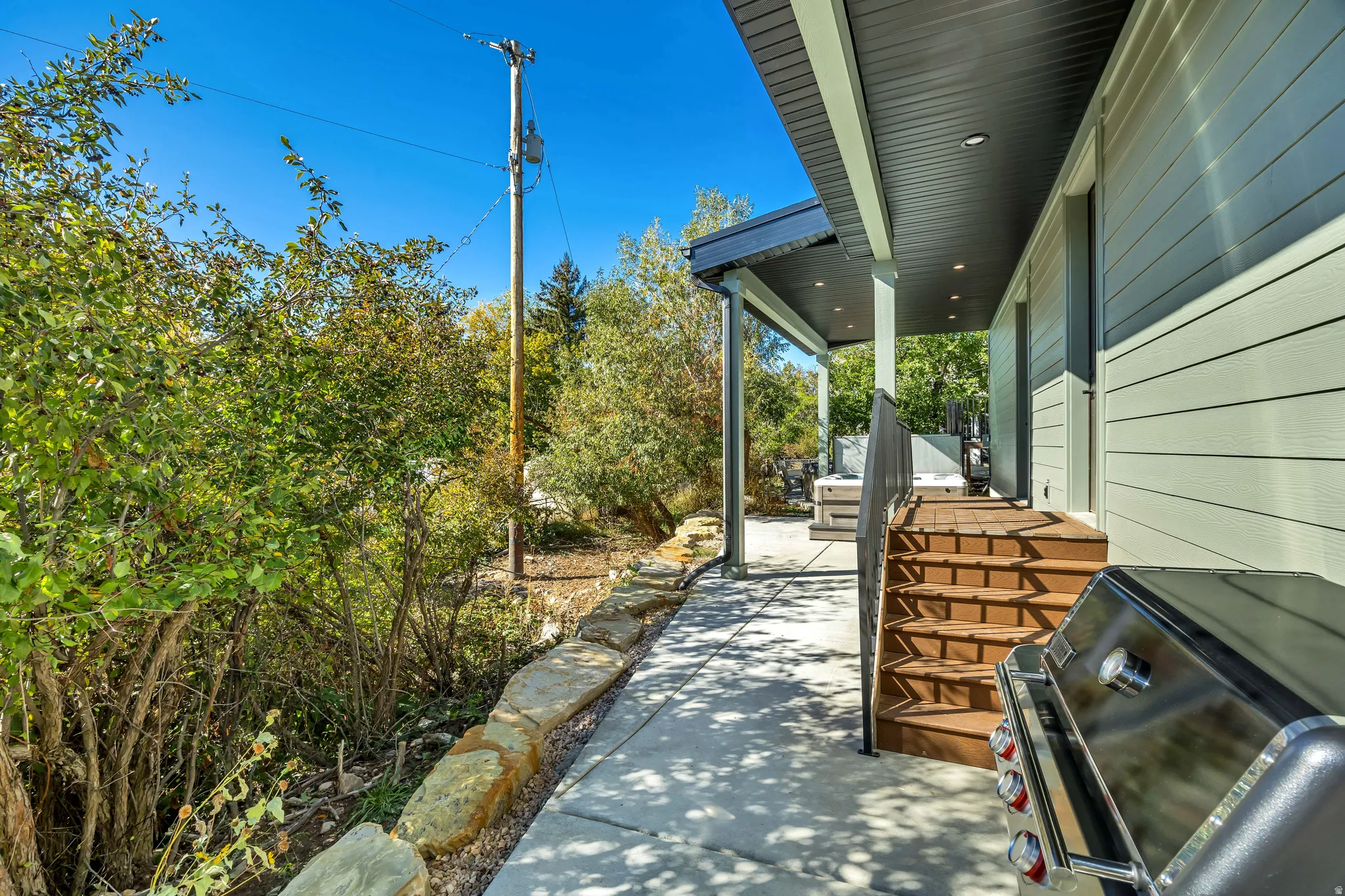 View of patio / terrace with a grill
