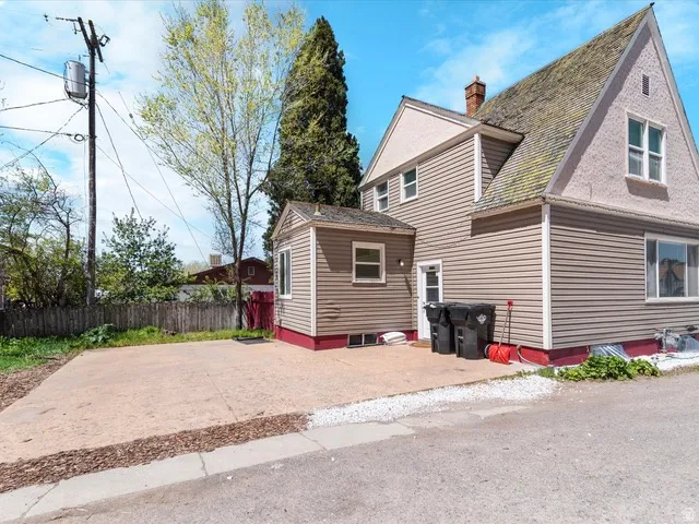 Concrete pad offering exterior space