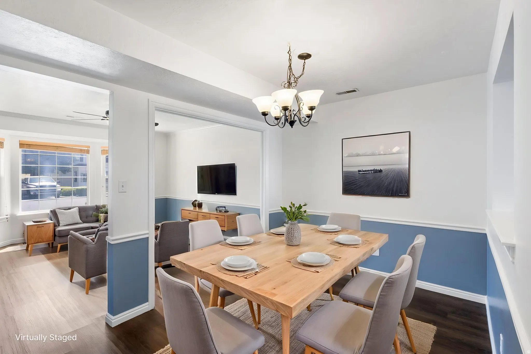 Dining room (Virtually staged)Dining area