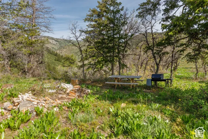 View of home's community featuring a mountain view