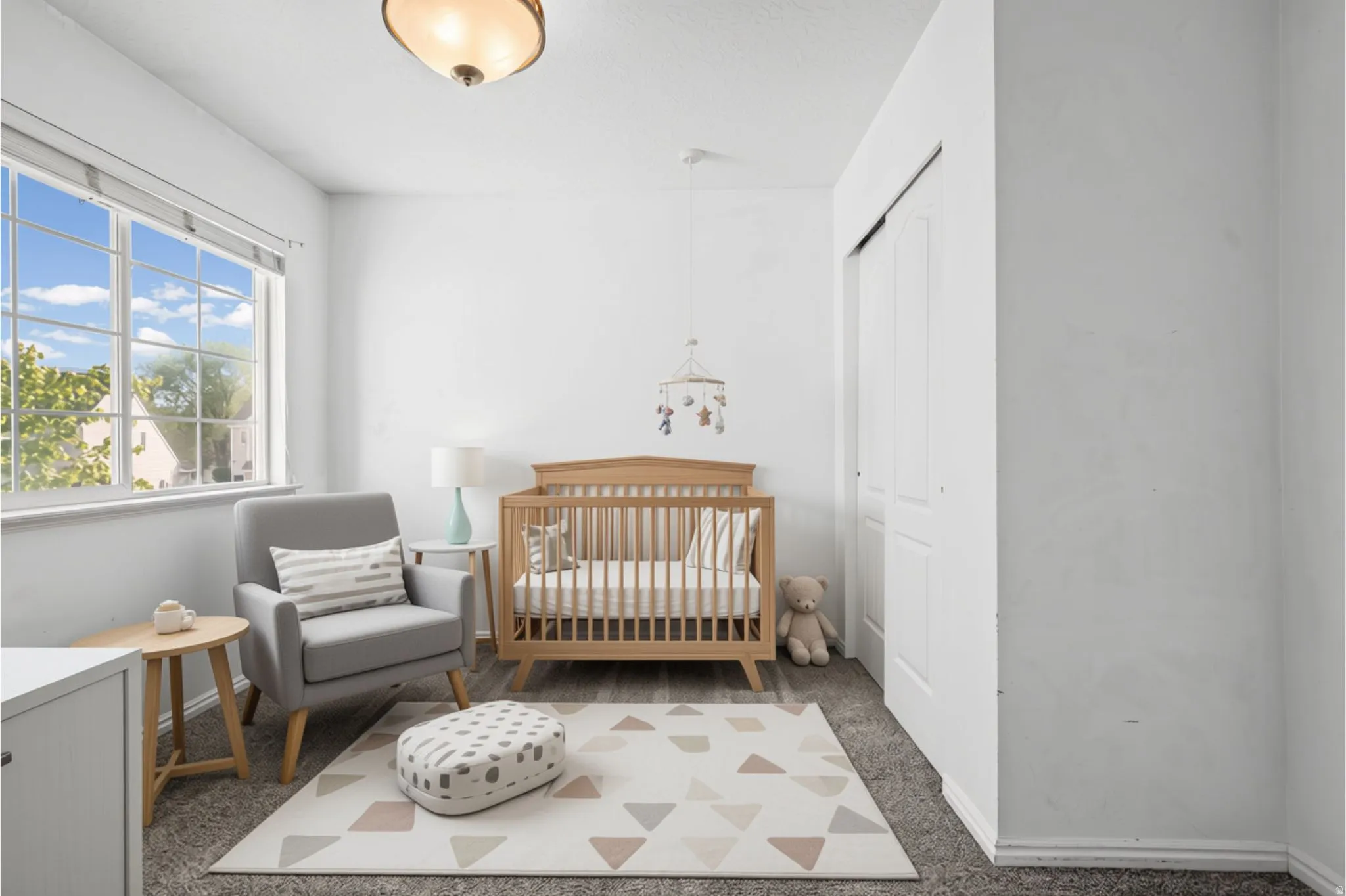 VIRTUALLY STAGED Third Bedroom