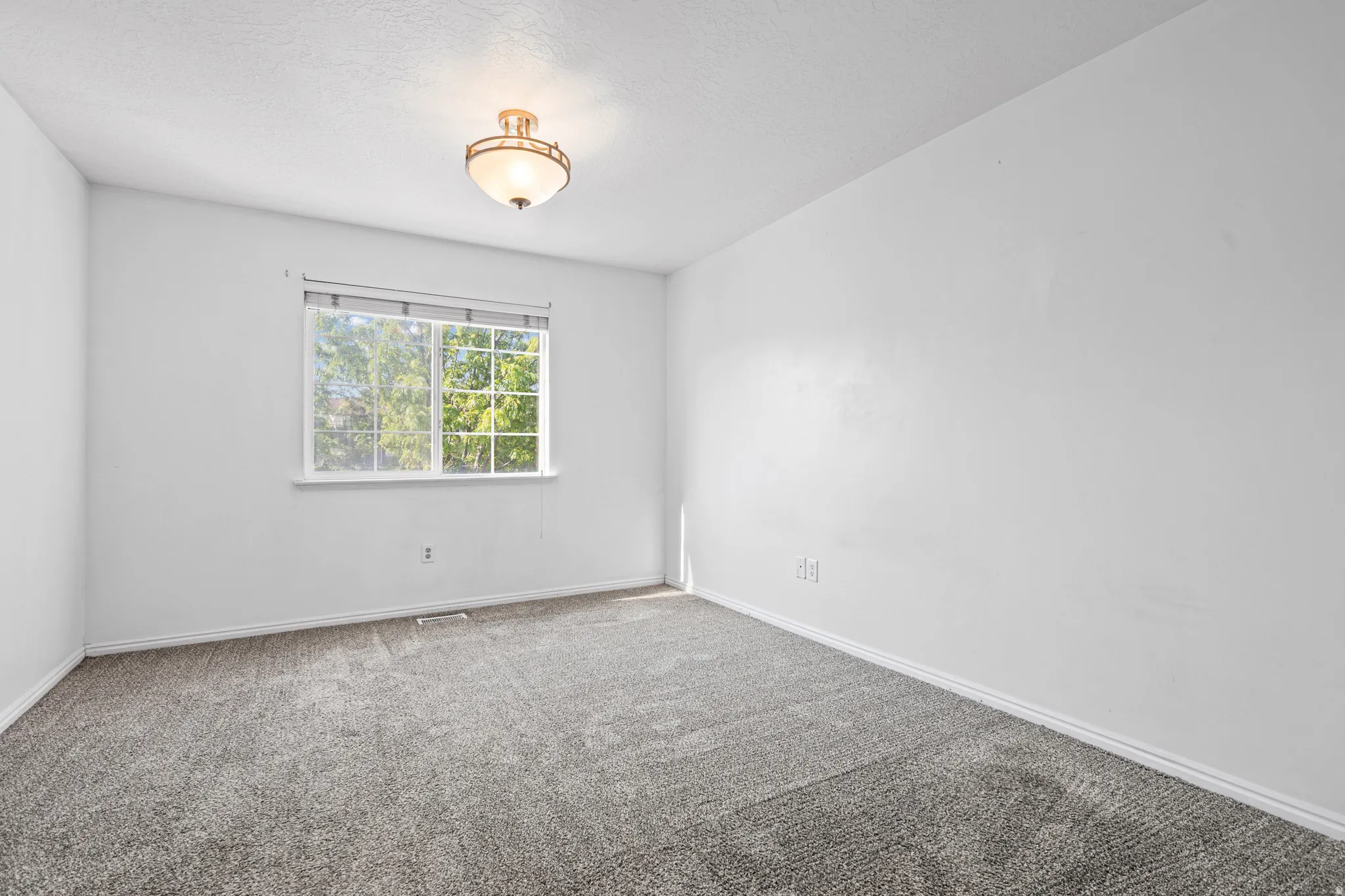 Room featuring neutral gray carpeting and white walls