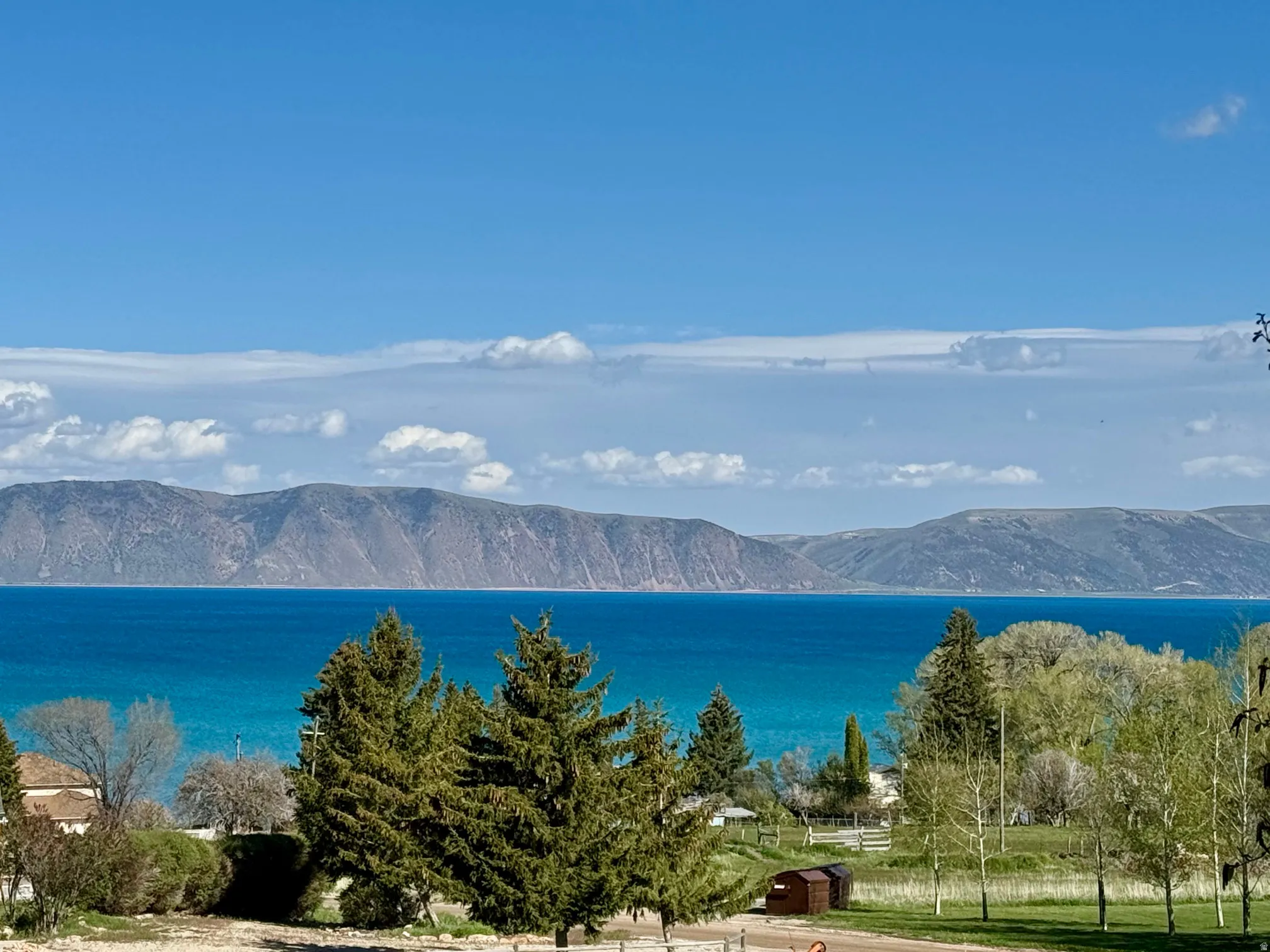 Bear Lake view from property