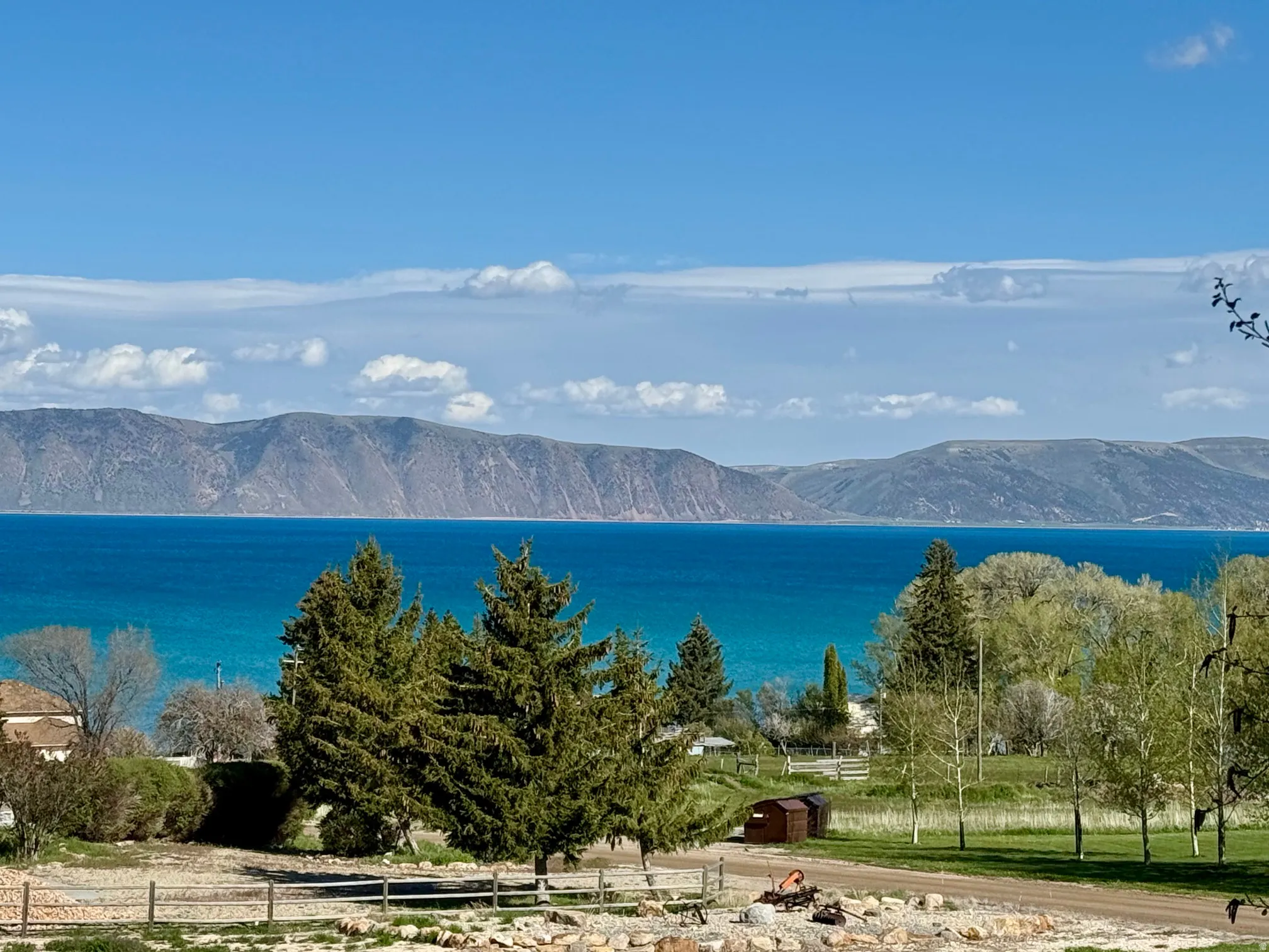 Bear Lake view from property