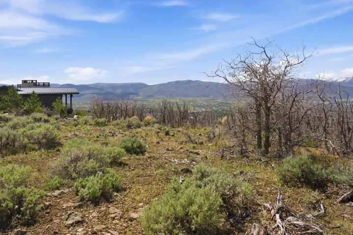 View of mountain backdrop