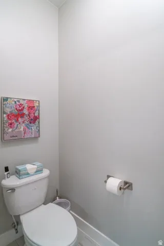 Bathroom with baseboards