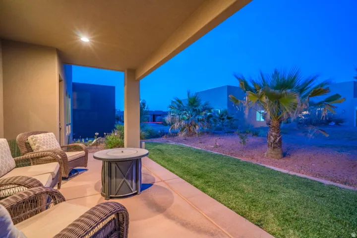 View of patio