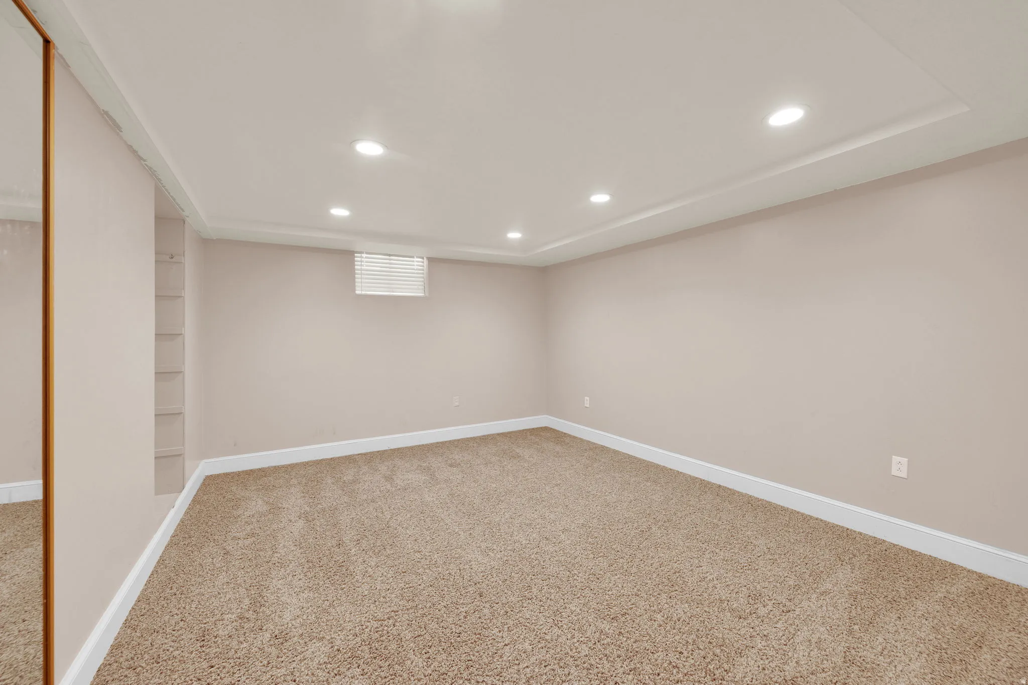 Basement bedroom