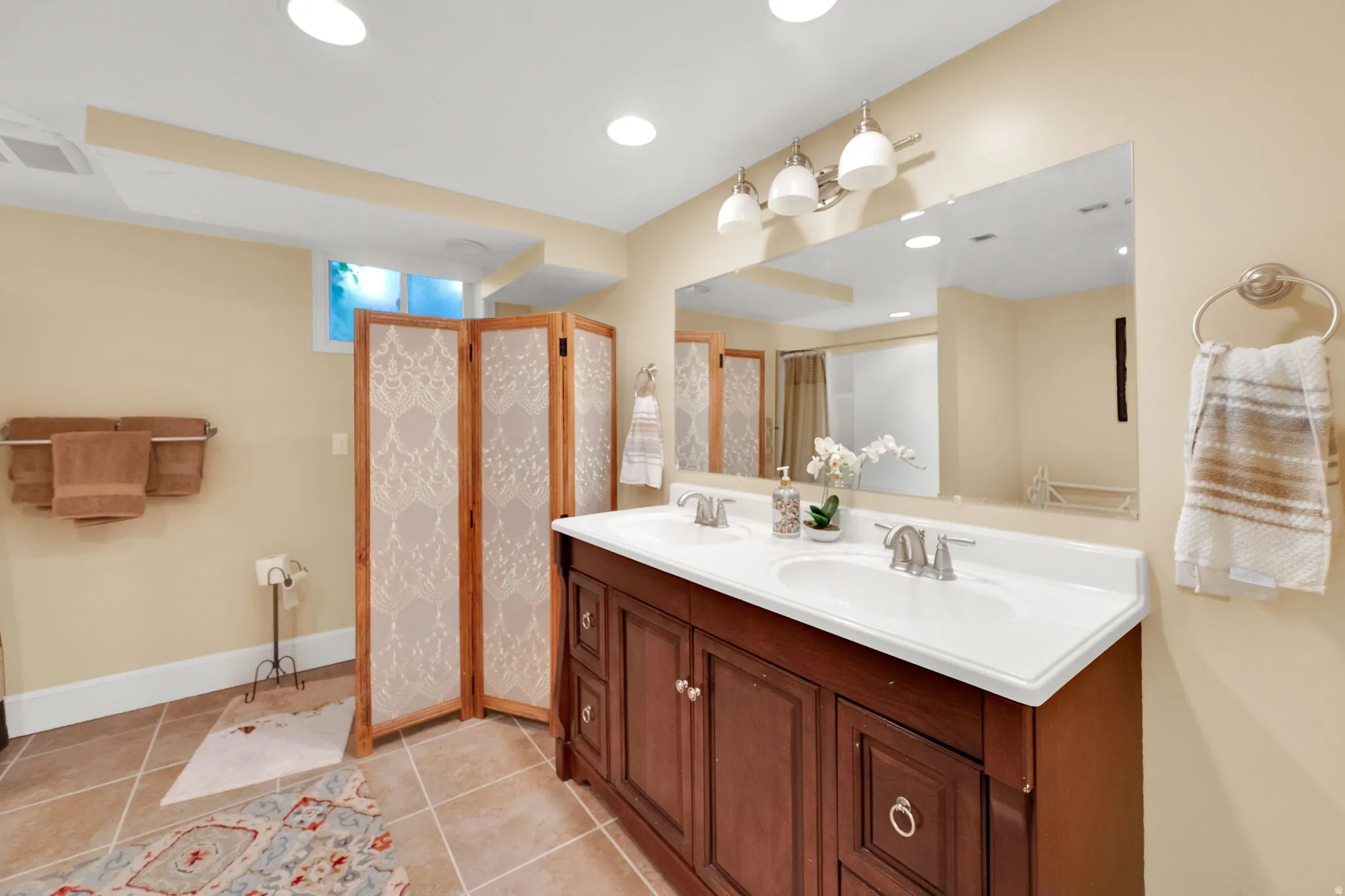 Basement bathroom