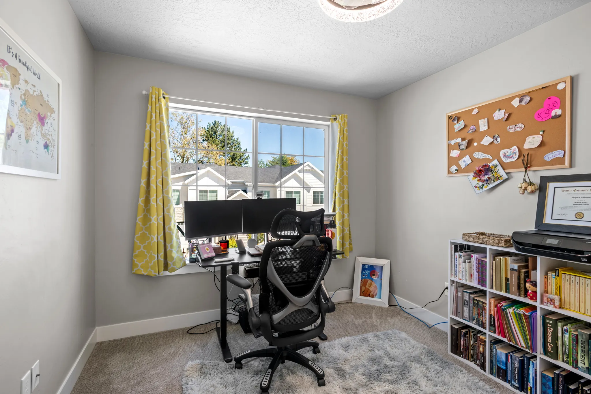 Upstairs bedroom. Closet not pictured.