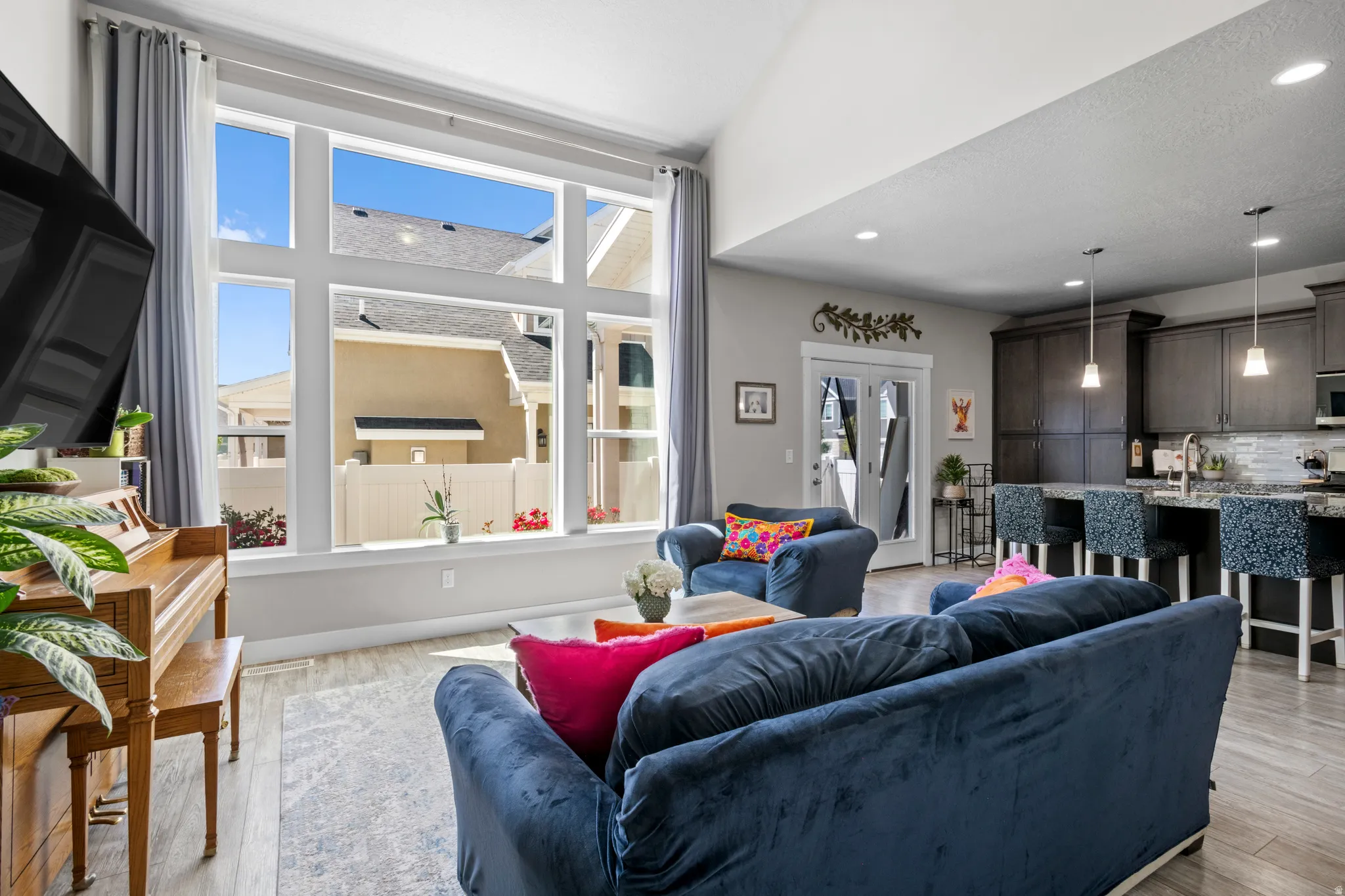 Open, light-filled floor plan