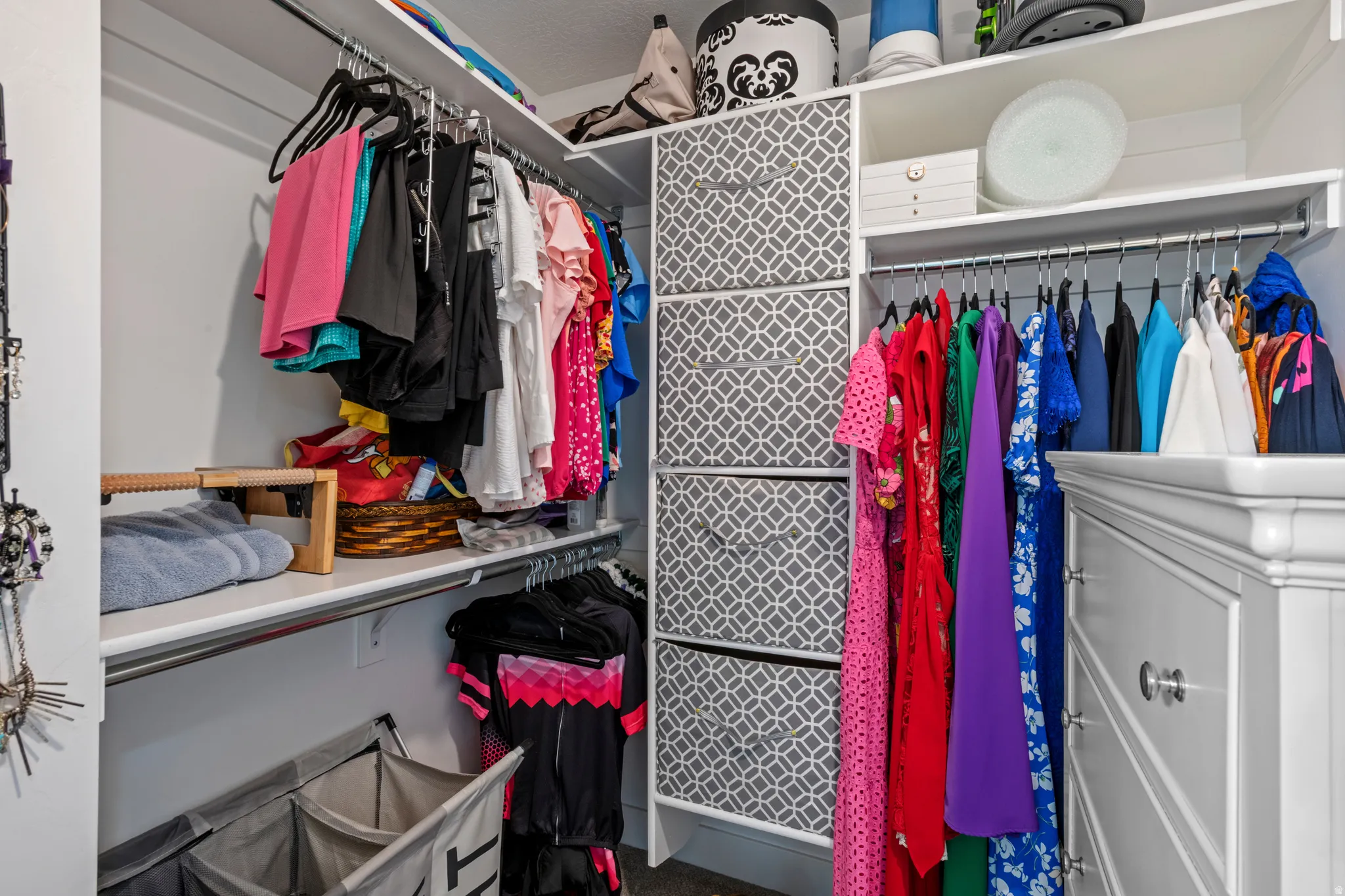 Large primary walk-in closet