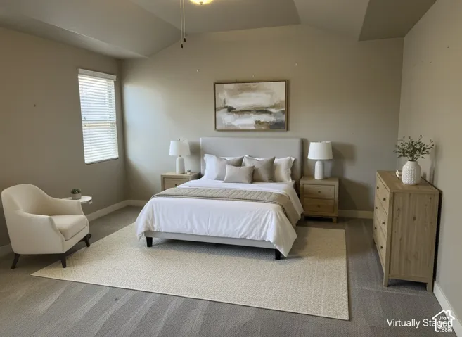 Staged Master Bedroom