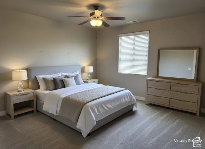 Staged Second Bedroom