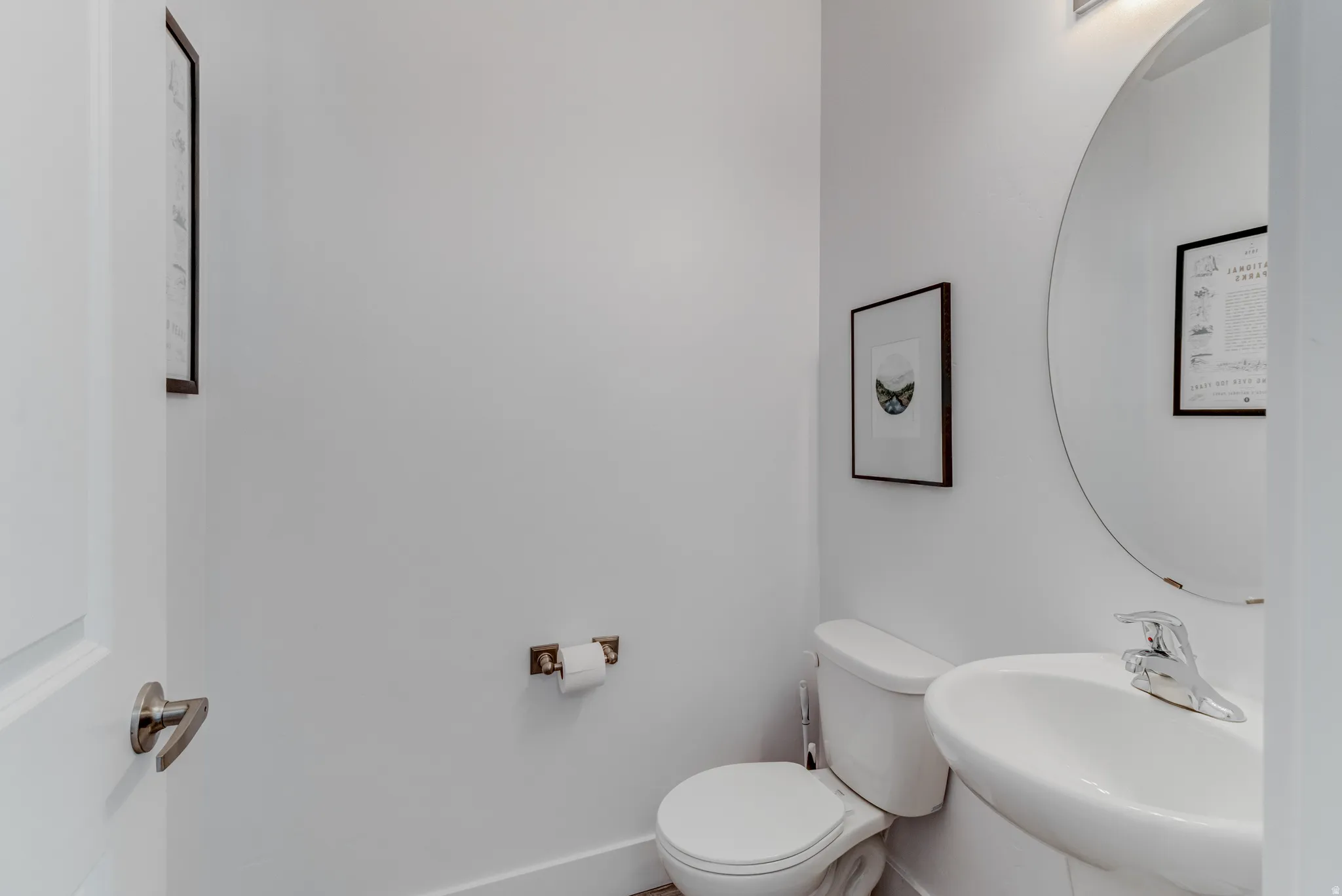 Half bath on main