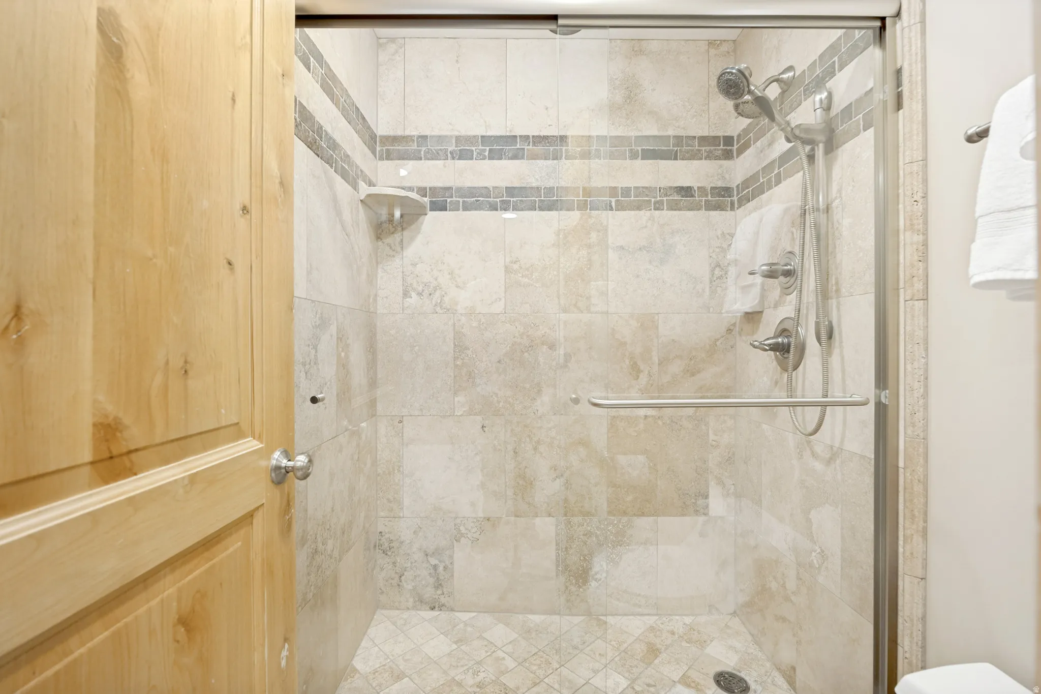Primary bathroom shower