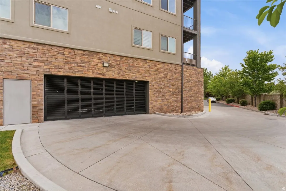 Secure Garage Area (Entrance)