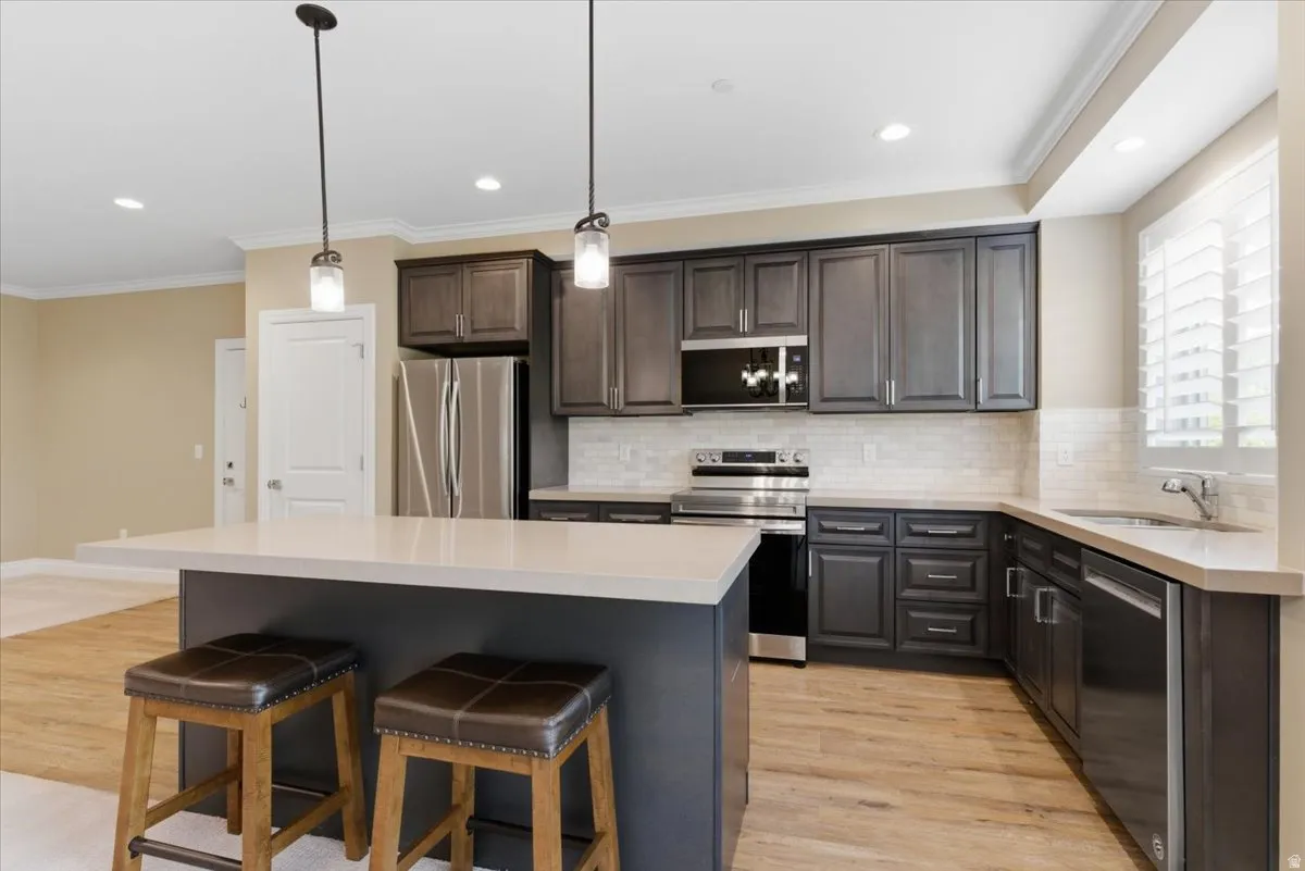 Kitchen with Quartz Countertops