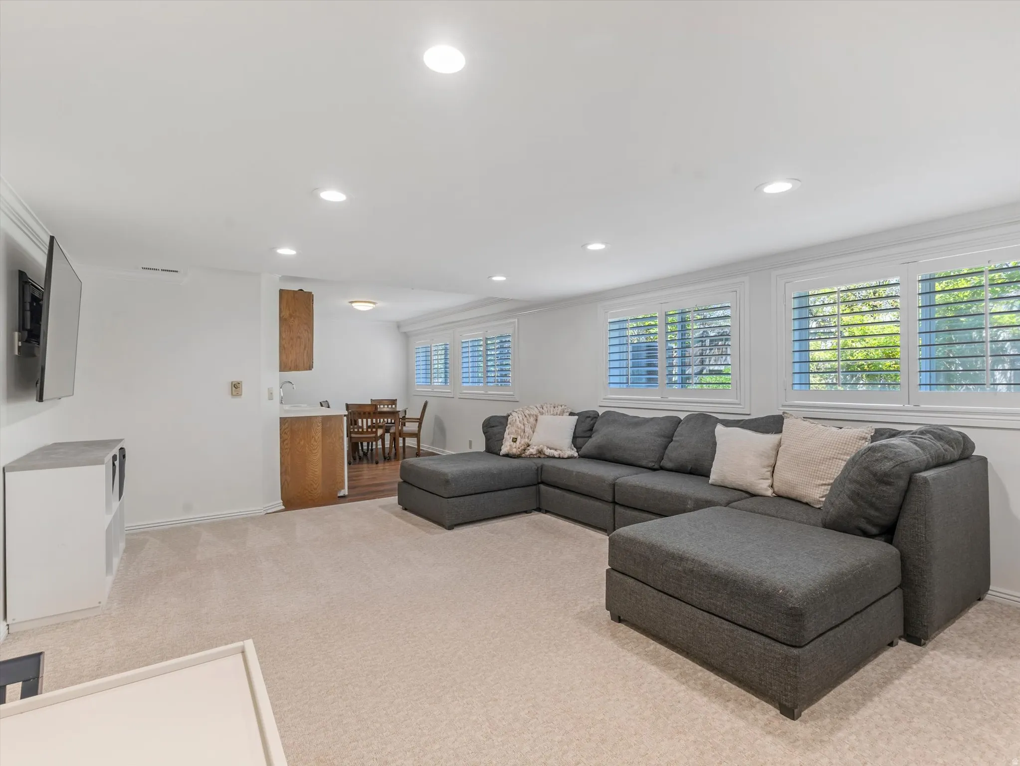Kitchenette in basement