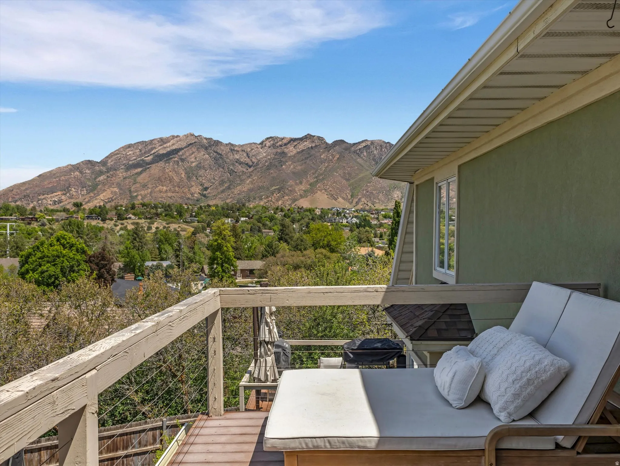 Deck off the primary bedroom