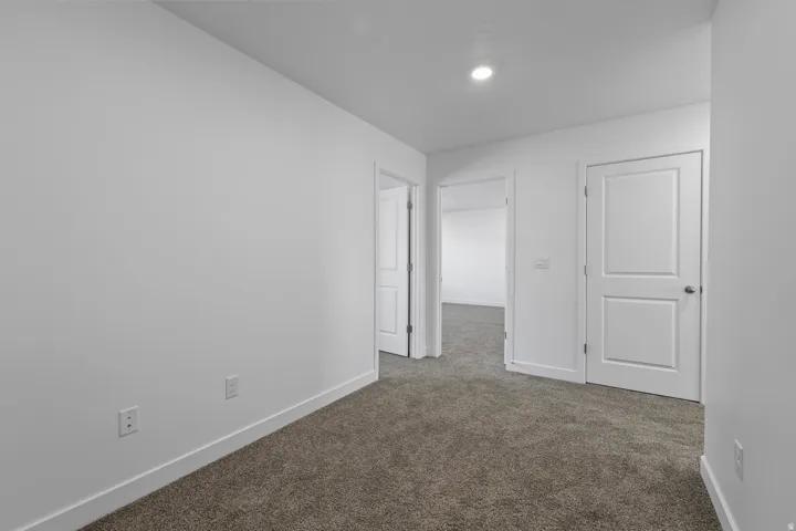 Neutral wall paint with clean white trim