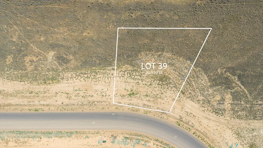 Aerial Lot Map. Depicting the boundaries and identification for the property