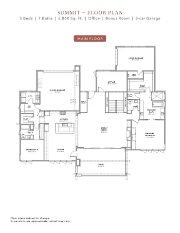 View of floor plan / room layout