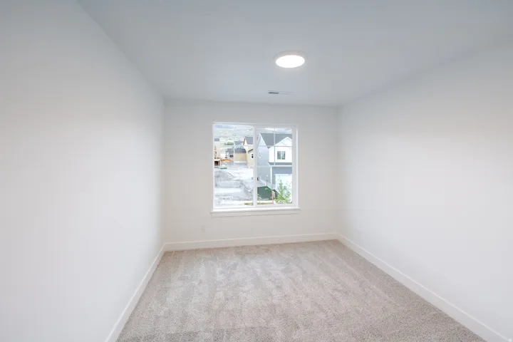 Neutral white wall finishes