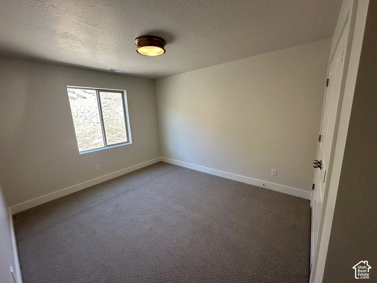 Neutral wall color with white trim.Picture taken from comparable unit.