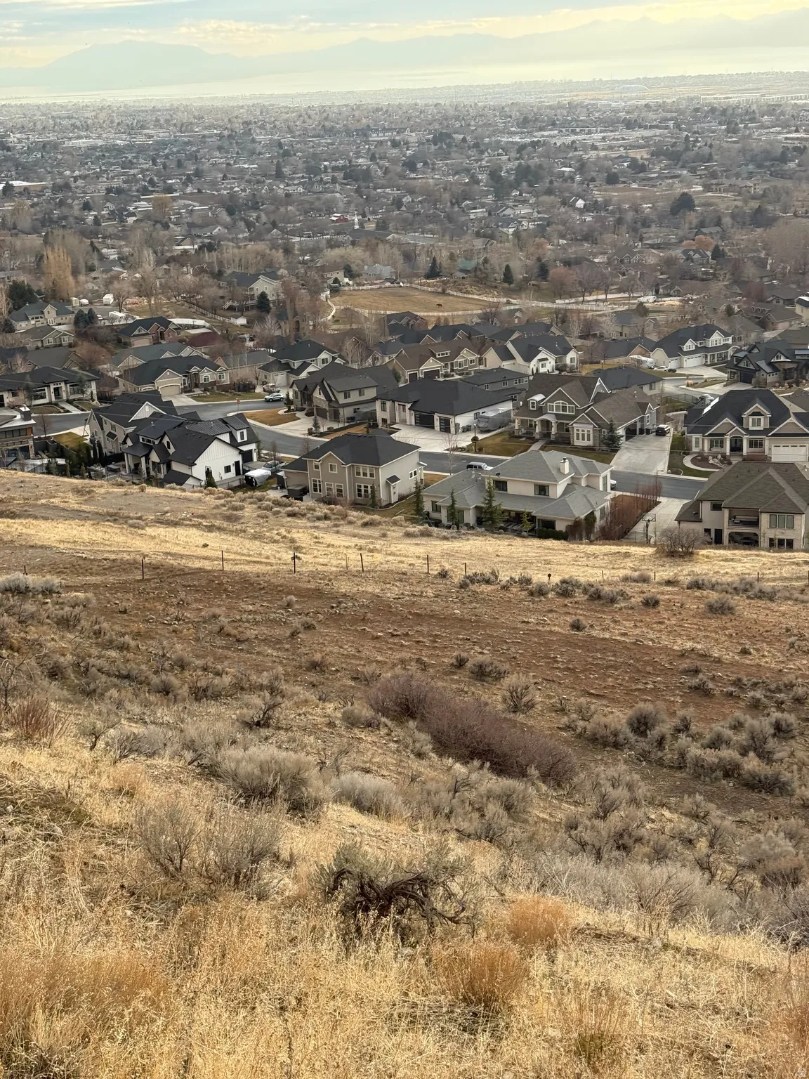 Elevated parcel featuring natural vegetation and expansive neighborhood vistas