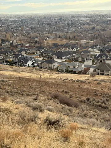 Elevated parcel featuring natural vegetation and expansive neighborhood vistas